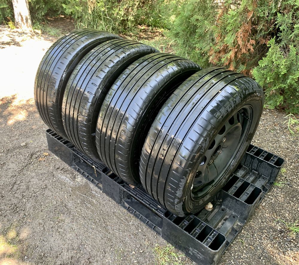 4бр.Оригинални джанти 16" ET50+ГУМИ 205/55/16 за Vw,Audi,Seat,Skoda