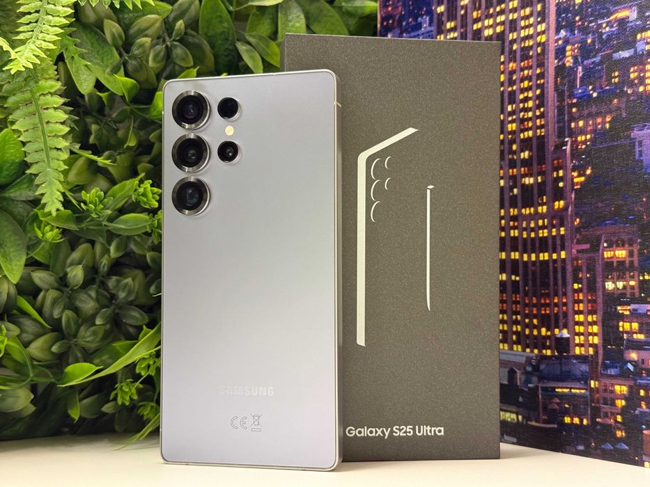 ! Като НоВо ! Samsung S25 Ultra 5G 256GB 2г Гаранция Silverblue