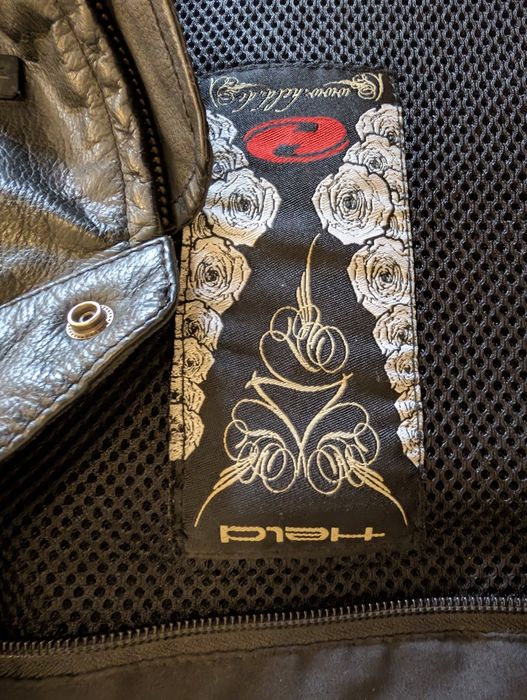 Geaca moto Held dama, piele naturala, S