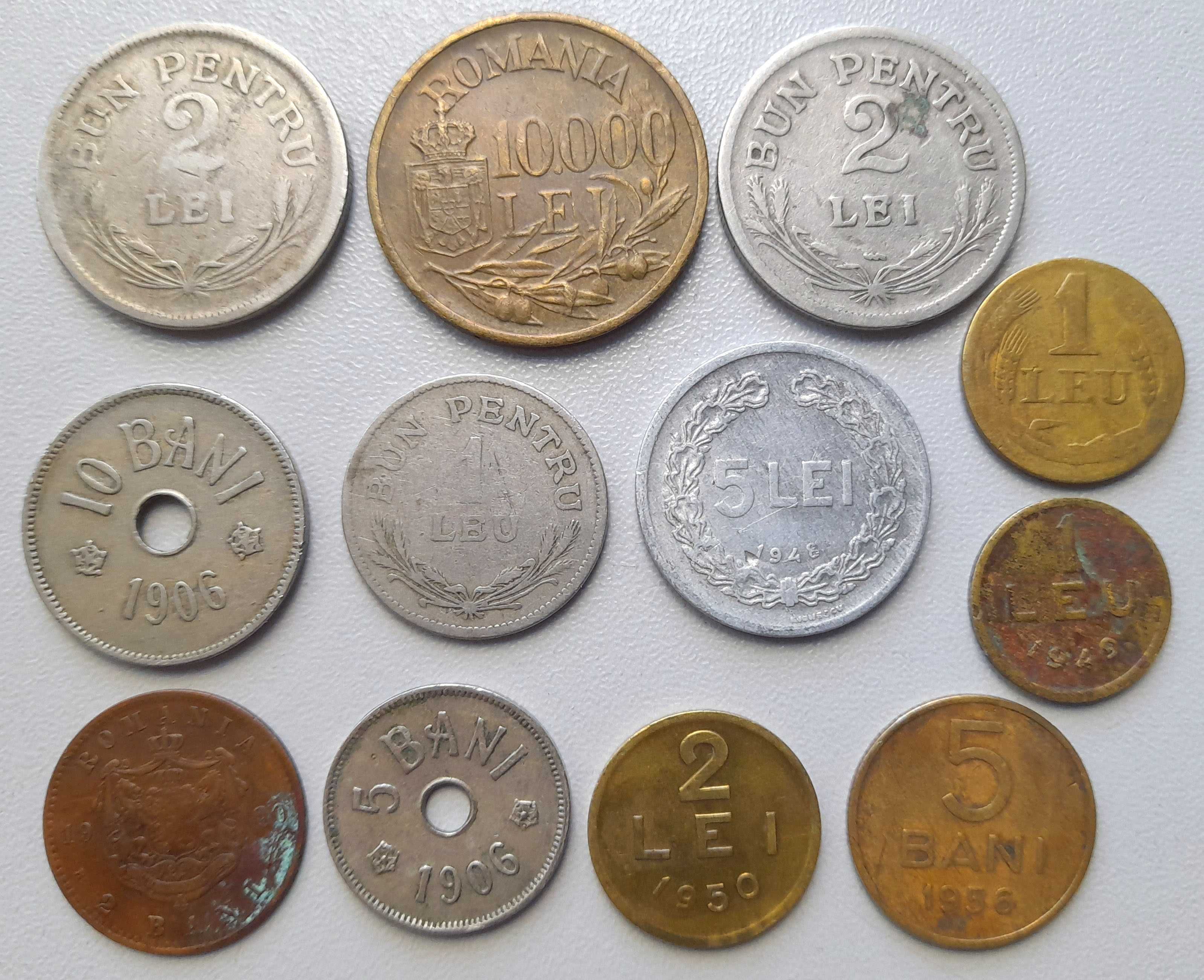 LOTURI monede ROMANIA Regat Republica Populara (2) PRETURI pe LOT