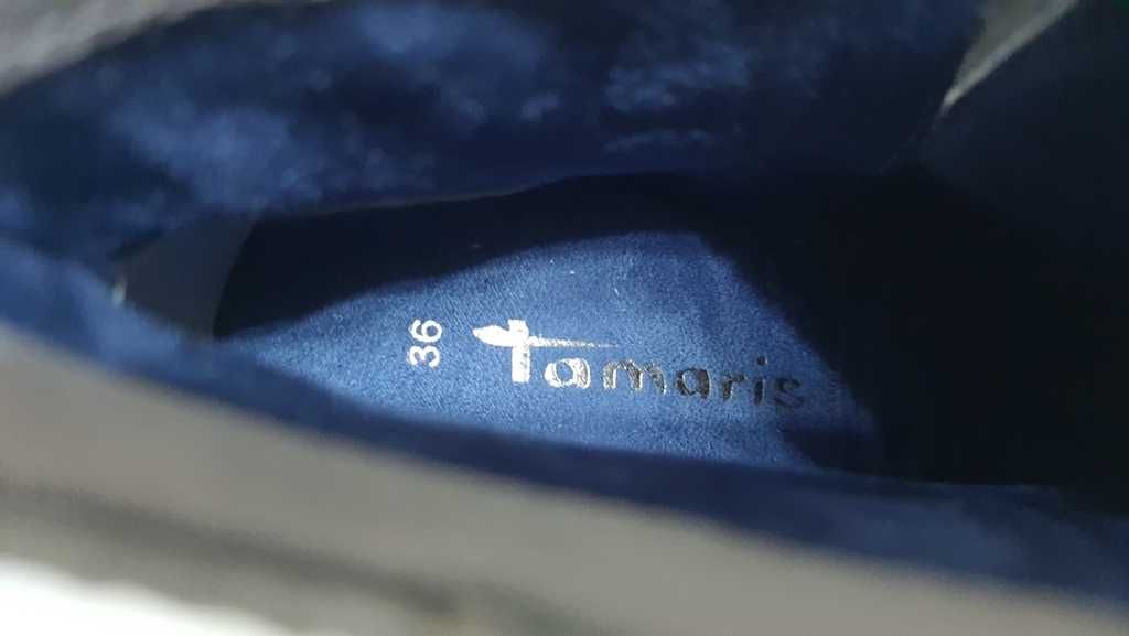Botine elegante piele naturala de la TAMARIS marimea 36