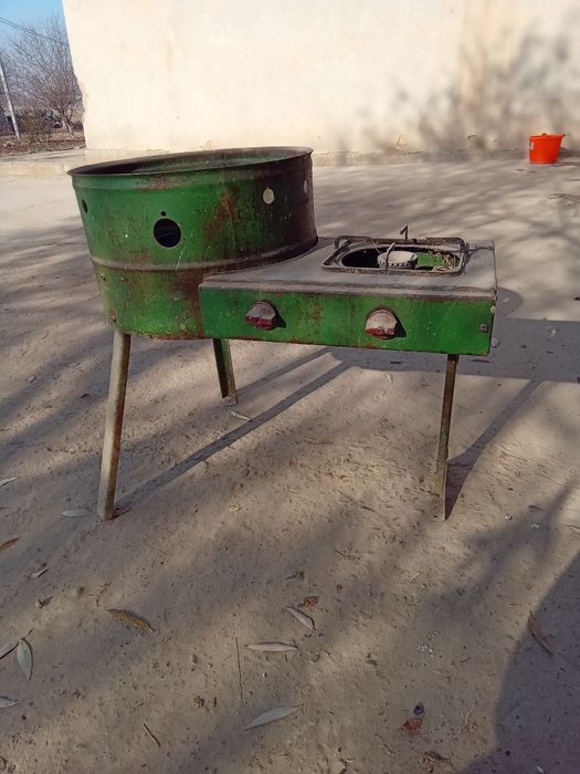 SarlKatta qozon joyli temir ko‘chma gaz plita – mustahkam, ishlaydigan