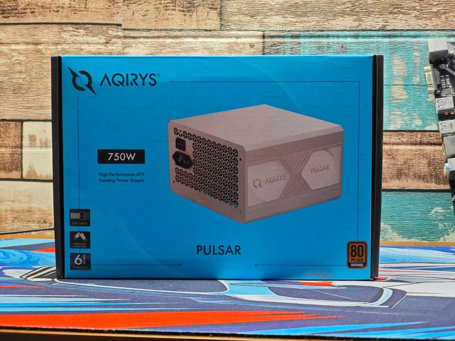 Sursa ca noua, Aqirys Pulsar 750w 80+ bronze alb psu garanție