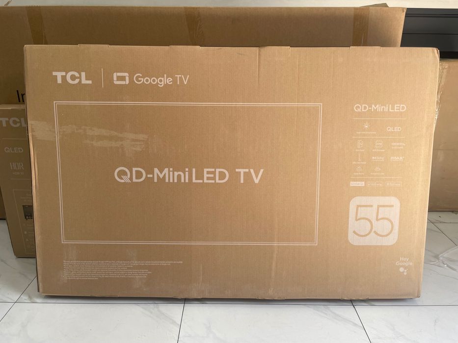 Телевизор TCL от 43 до 115 дюймов, 60Hz/144Hz, Led/Qled/QD-MiniLED