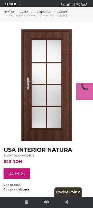 Foi pentru uși cu goluri de 70 80 90