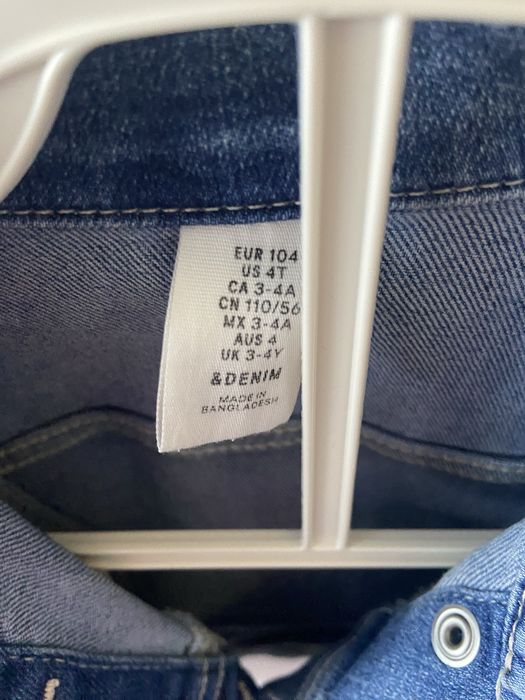 Дънкови якета за момиче на 5