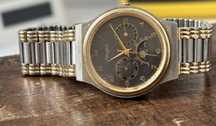 Ceas regent moon phase calendar 35mm quartz vintage de colectie