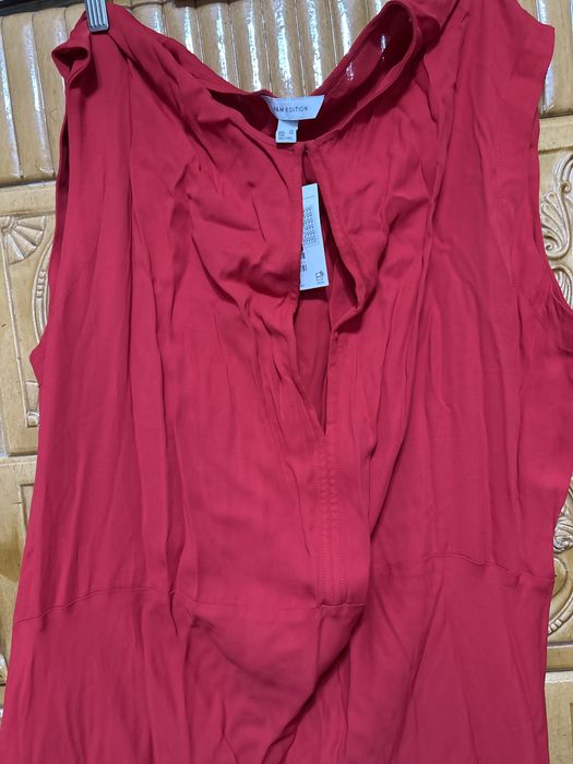 Superba rochie rosie de ocazie H&M Edition, mar. XL