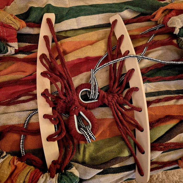 Нов, двоен, голям хамак/люлка за градина