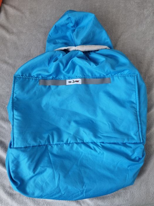 Marsupiu Manduca XT denim si protectie pentru marsupiu BB Junior