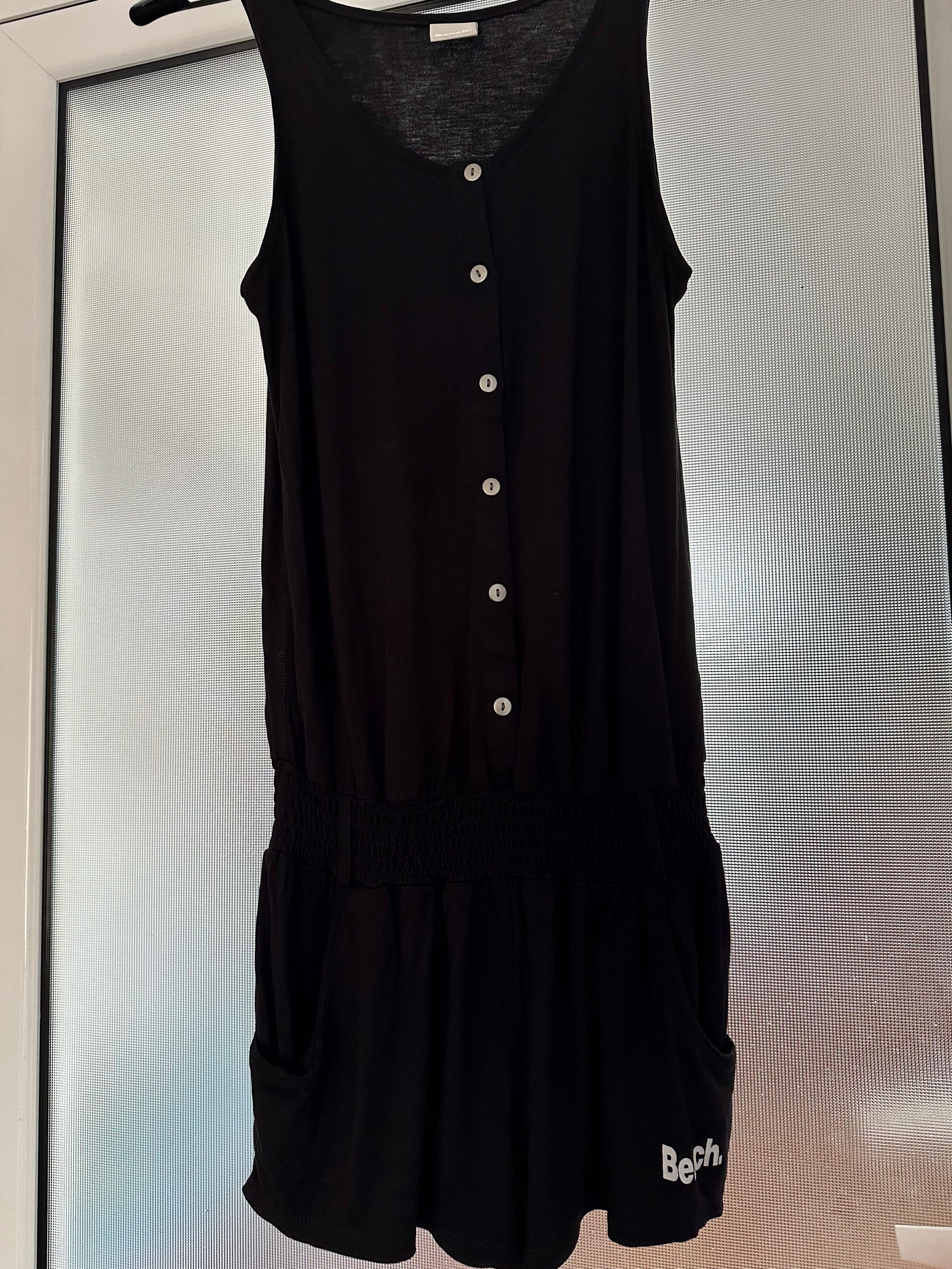 Bench Jumpsuit къс летен гащеризон в черно Номер 36/ S нов