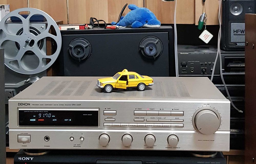 Amplificator Audio Statie Stereo Vintage DENON DRA355R SILVER