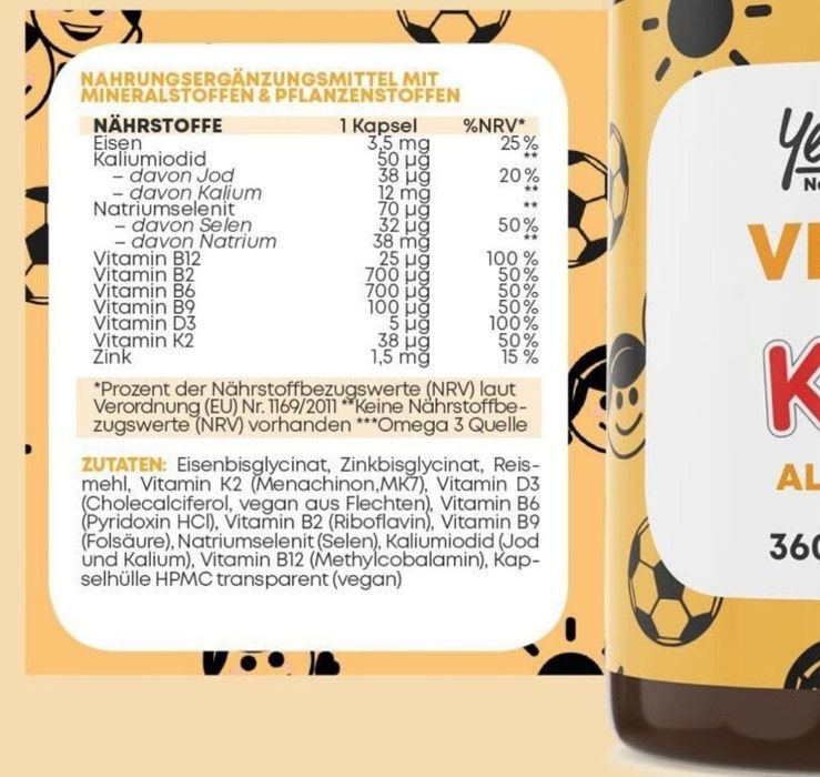 Bolalar uchun multivitamin