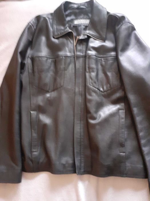 мъжко кожено яке LAGERFELD Original. Size L 100% Leather