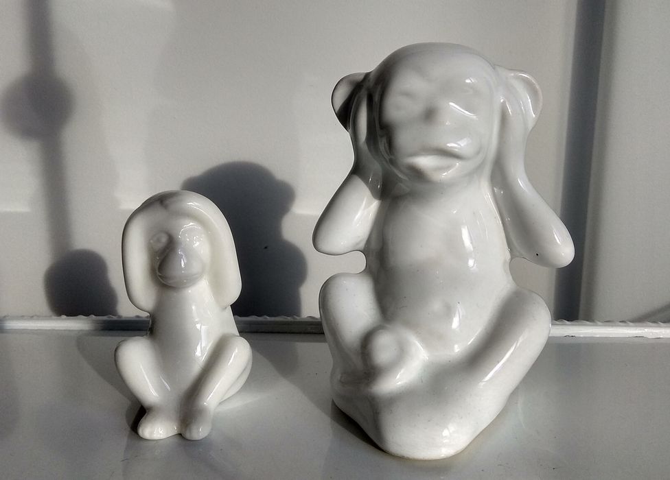 Порцеланови  фигурки на маймунки