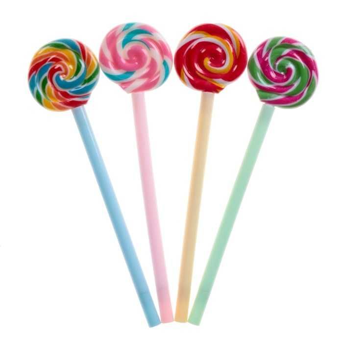 Ручка Леденец гелевая  синяя