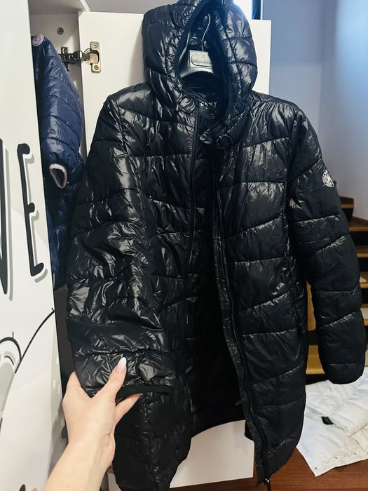 Geaca de iarna DKNY din puf lunga