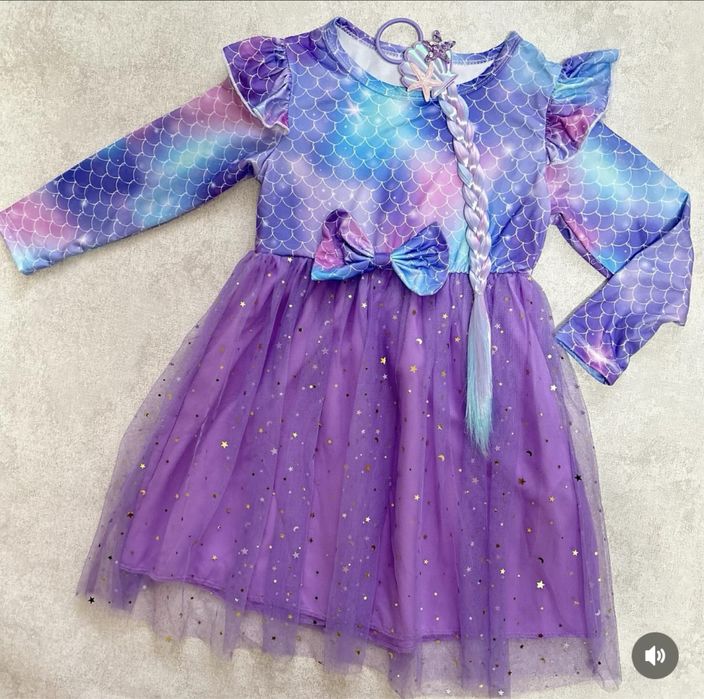 Платье “Русалочка” (4-5 лет). Новогодний костюм