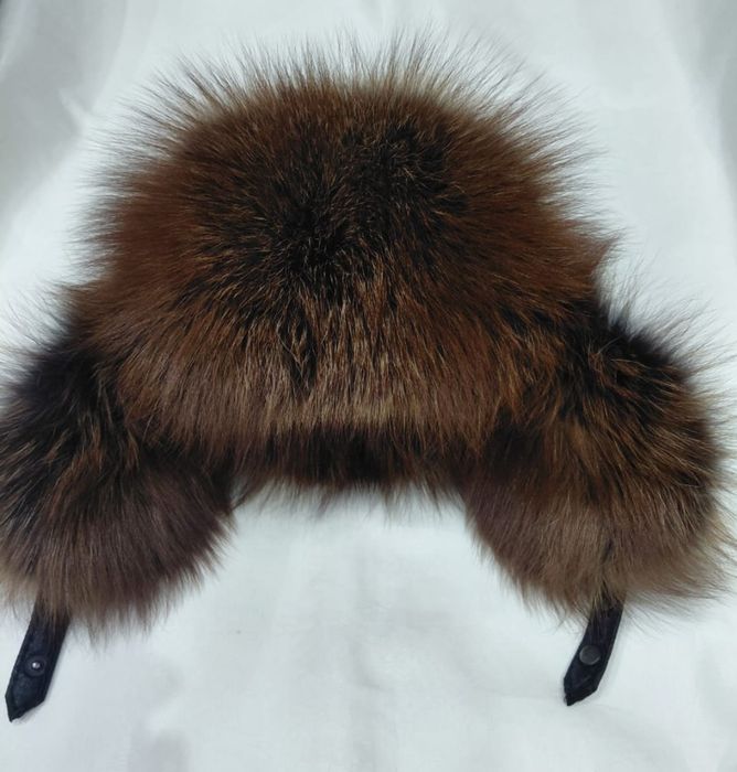 Шапка из чернобурки,состояние новой