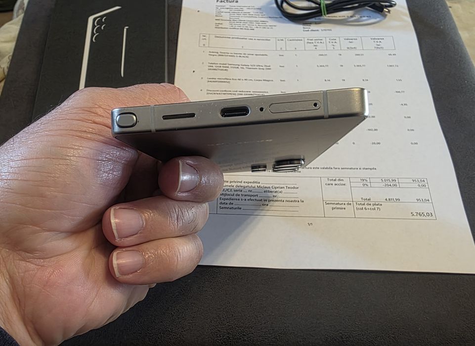 Samsung s25 ultra 12gb ram 512gb titanium gray factura si garantie