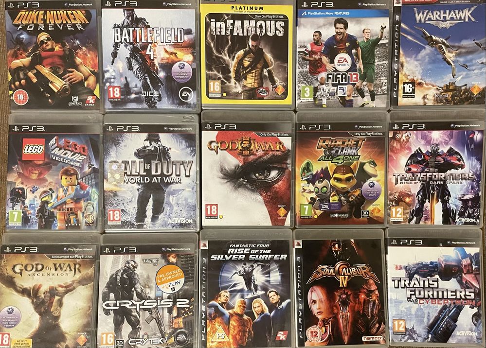 Ps3 playstation 3 gta minecraft sb1 si multe alte titluri de top
