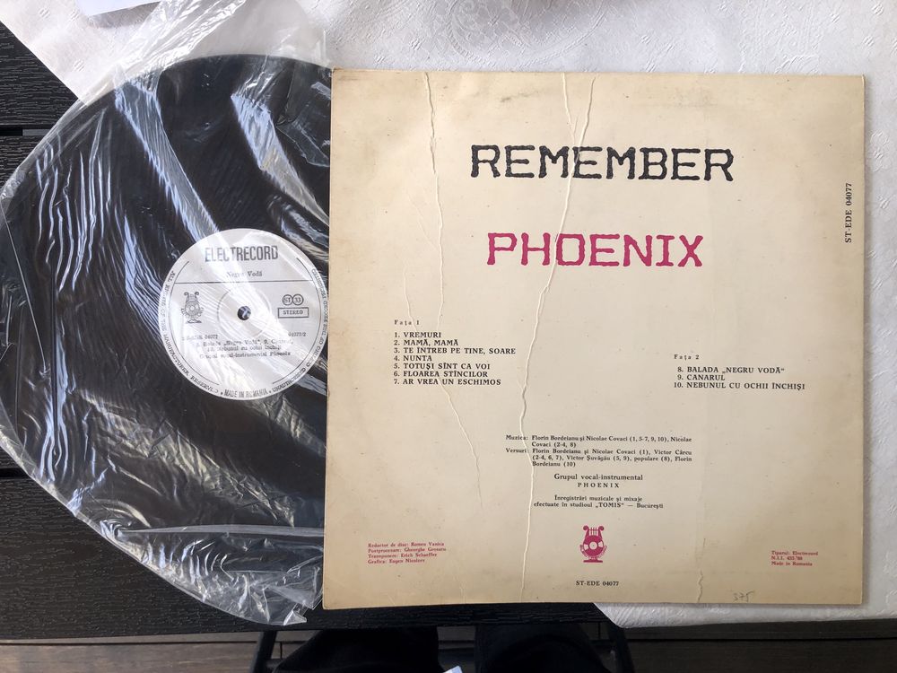 Vinyl Phoenix Remember Phoenix