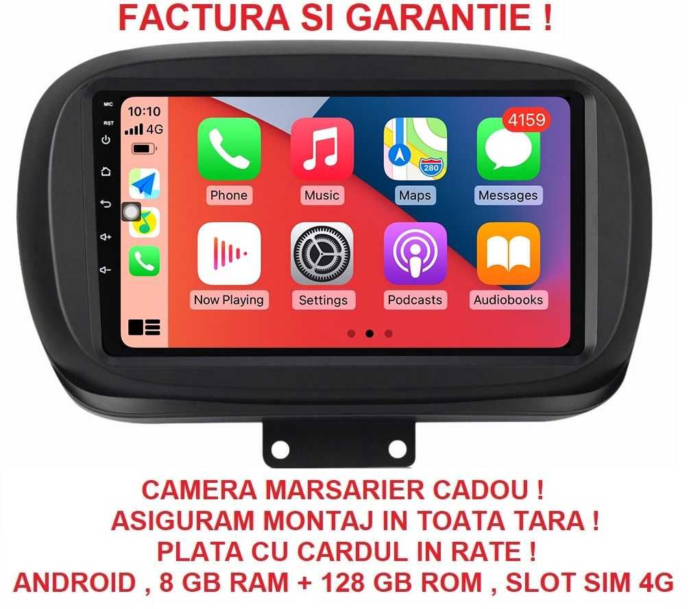 Navigatie Fiat 500X din 2014 - 2019 , Garantie 2GB 4GB 8GB RAM