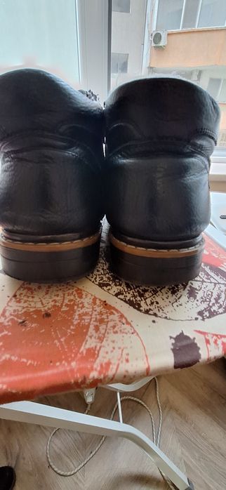 Мъжки боти,ест.кожа,топли,номер 42