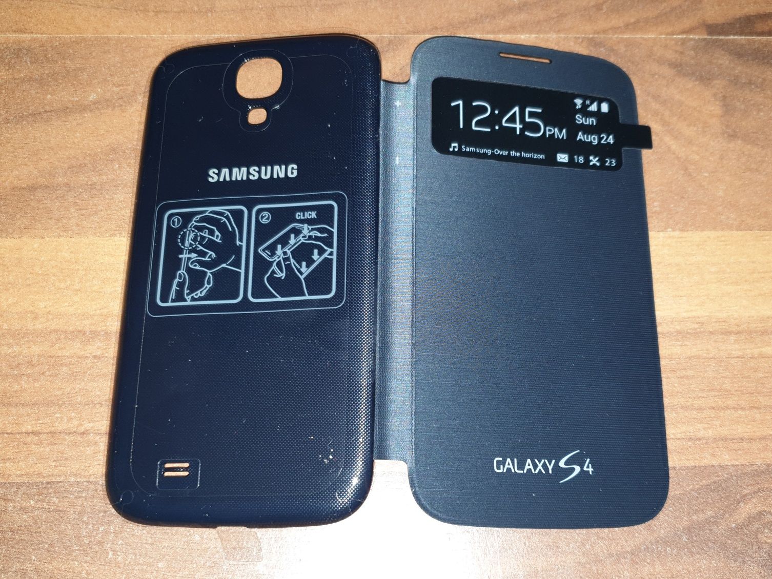 Husa flip smart activa originala Samsung S View Cover Galaxy S4