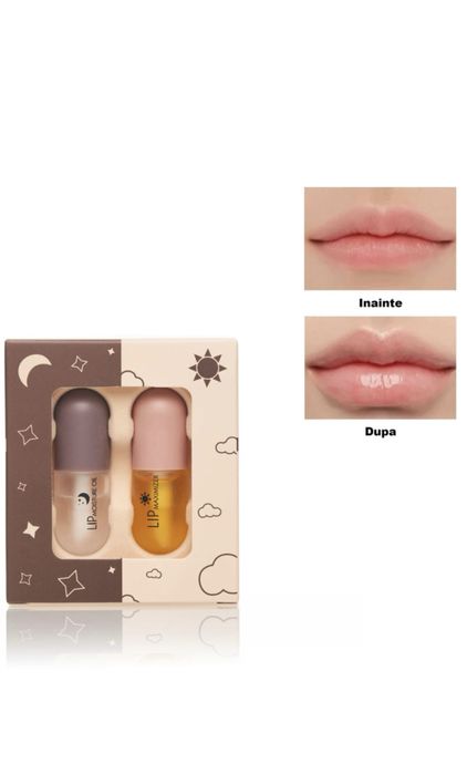 Duo lip balm cu efect dublu