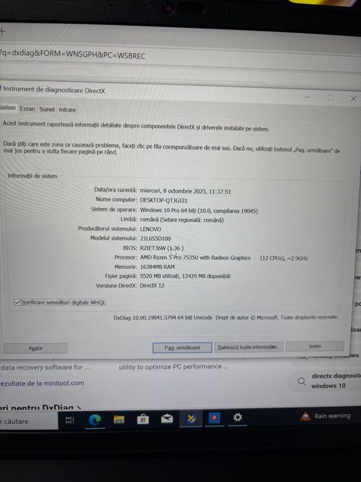 Laptop Lenovo L14 gen 5 model 2025.!