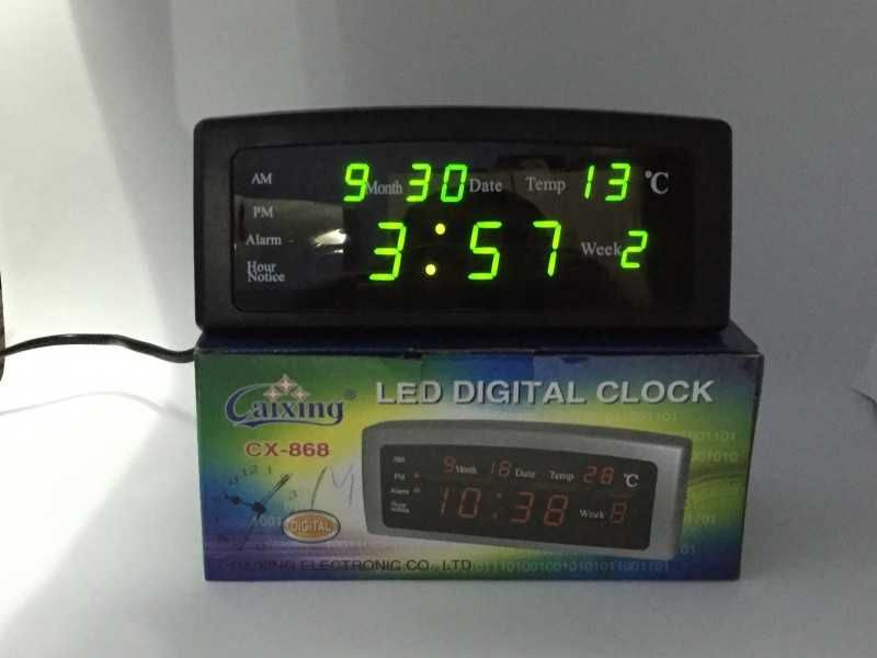 Дигитален LED будилник часовник Caixung CX-868