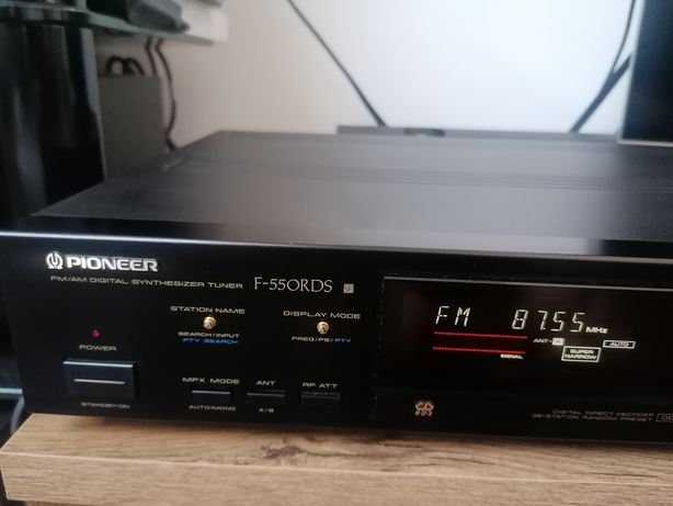 Pioneer F-550 RDS, Tuner AM/FM Stereo, Made in Japan.