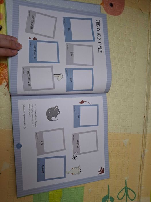 Albumul bebelusului engleza 96 pag album bebe jurnal