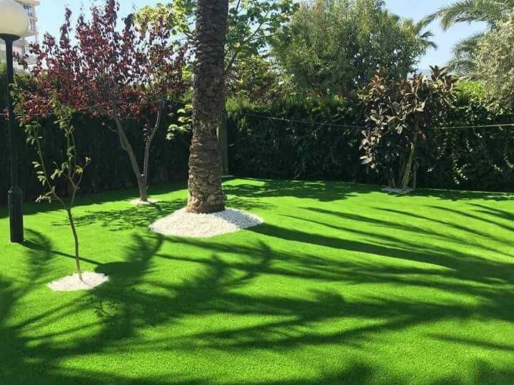 Landshaft chimlar, sintetik chimlar, bog'lar, terassalar