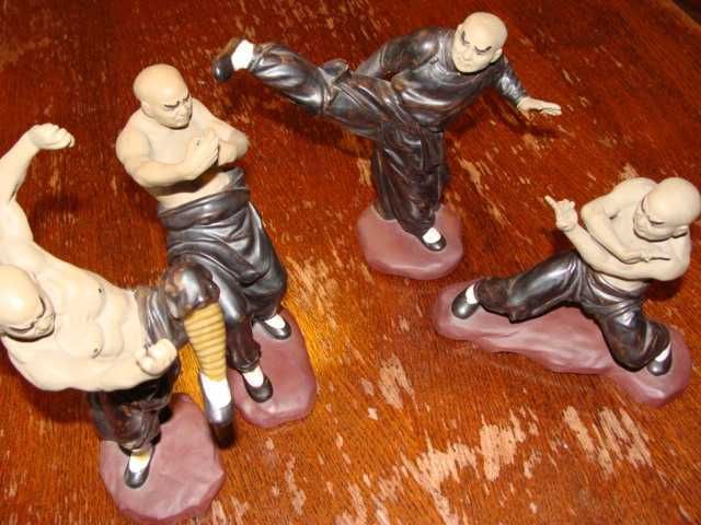 figurine set ceramica 4 karatisti