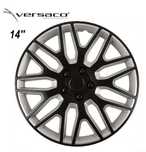 Тасове за джанти Versaco Dakar Black/Silver 14'' 15'' 16''