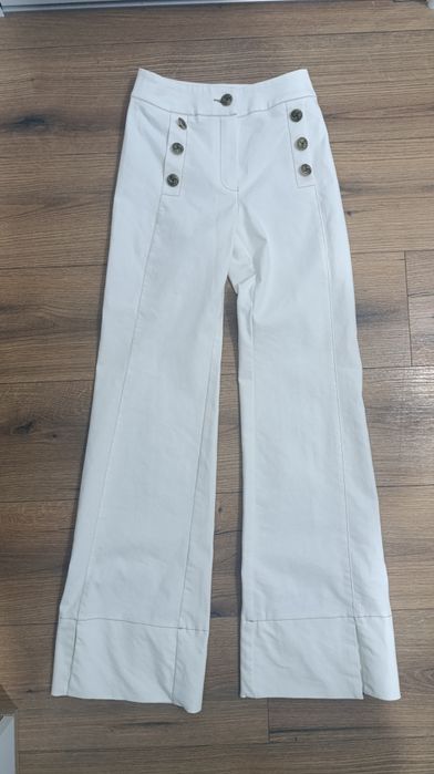 Бял панталон Lucy Fashion, XS