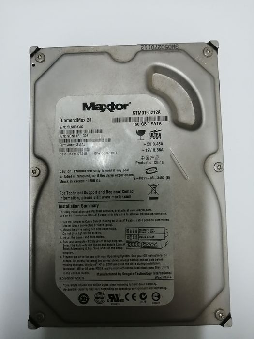 HDD ata: Maxtor, Segate , Nikimi, Hitachi