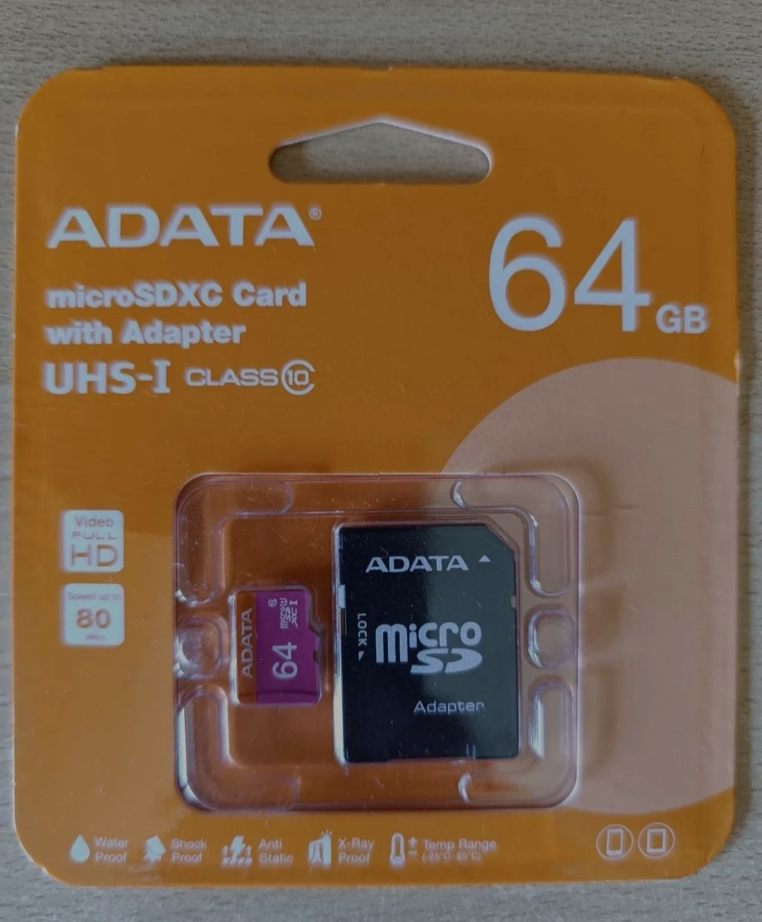 MicroSD карта памет, 80MB/s, 32 и 64GB