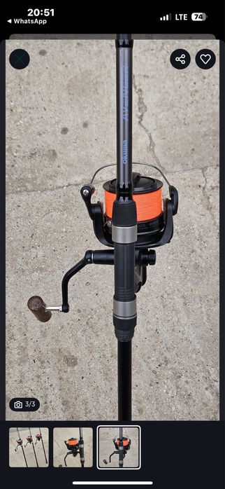 Set pescuit lansete crap okuma 3+3