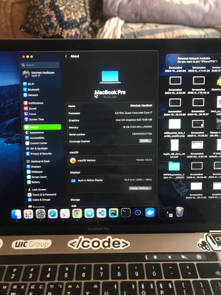 Macbook pro 2017