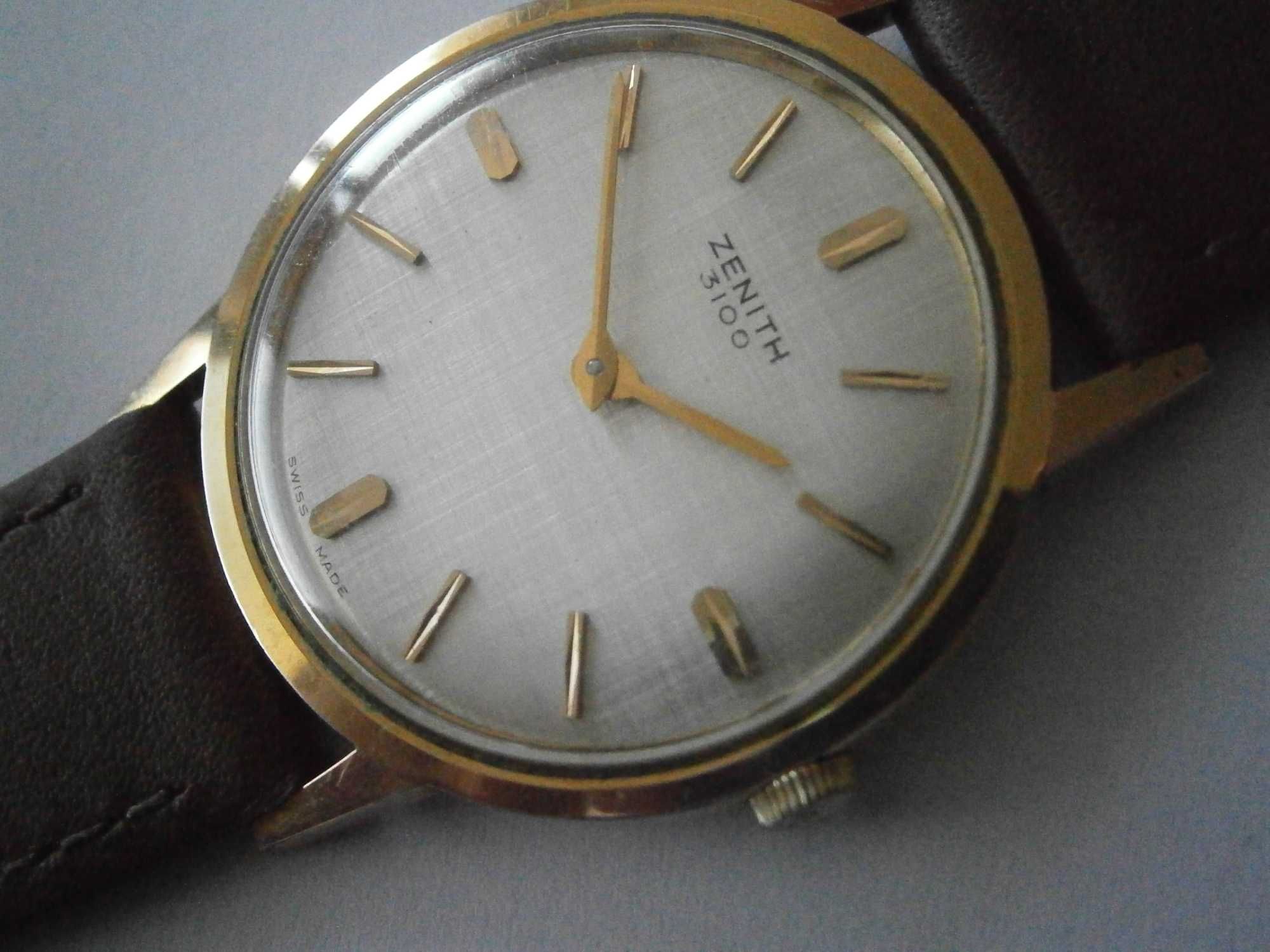 ZENITH 3100, cal. 2310, 34 mm, Au 20, TOP Dress timepiece!