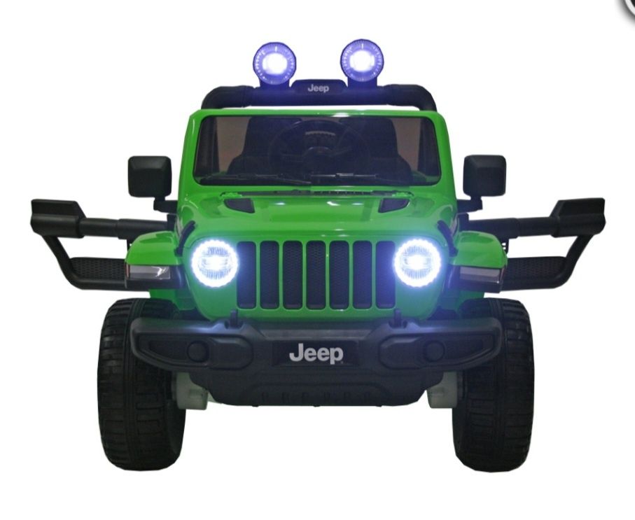 Masinuta Electrica JEEP 4X4, 1 loc, Scaune Tapitate, Roti Spuma Eva