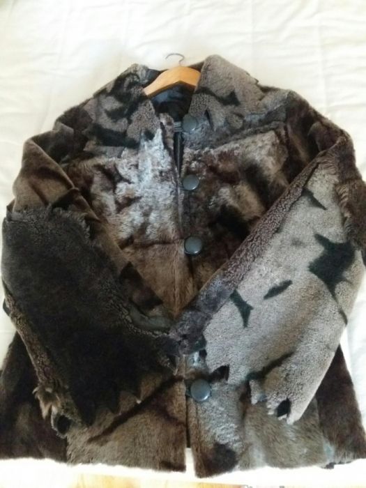 Палто от ярешка кожа р-р L-XL намалявам о.