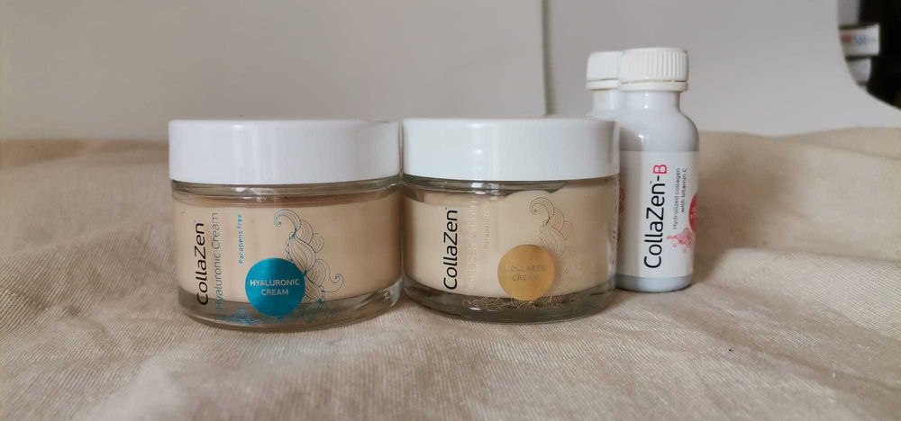 Set ingrijire colagen, hyaluronic acid si vitamina C