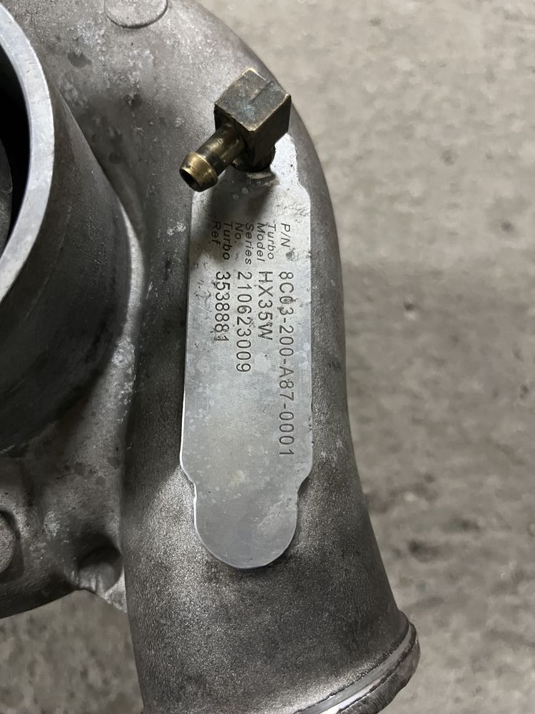 Турбина Holset HX35W Hybrid хибрид на HX40 0.63 A/R Twin Scroll турбо