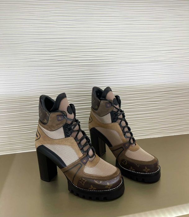 Ghete Louis Vuitton-piele naturala 100% premium prezentare completa