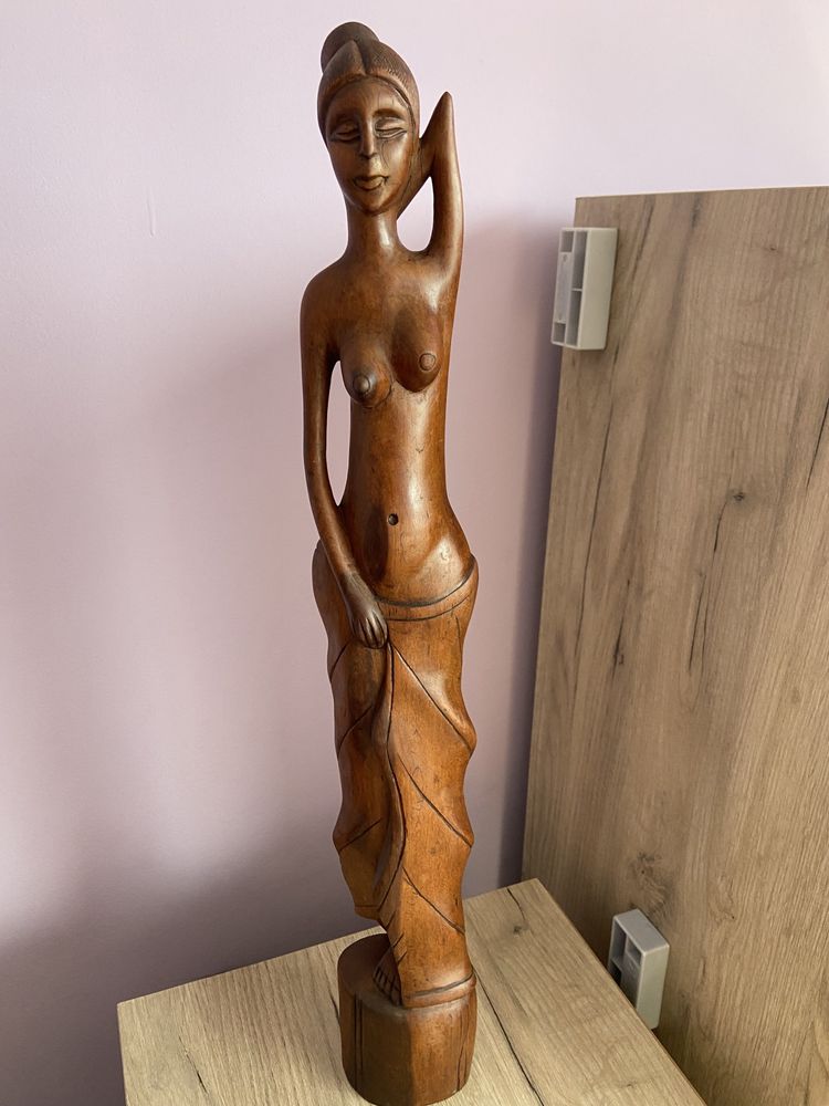 Африканска статуетка, декорация, сандалово дърво, дърворезба