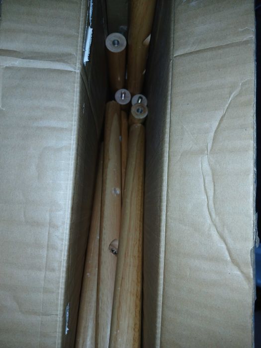 Cuier rotativ KungFuWood, lemn, 3 rafturi, 9 carlige, natural